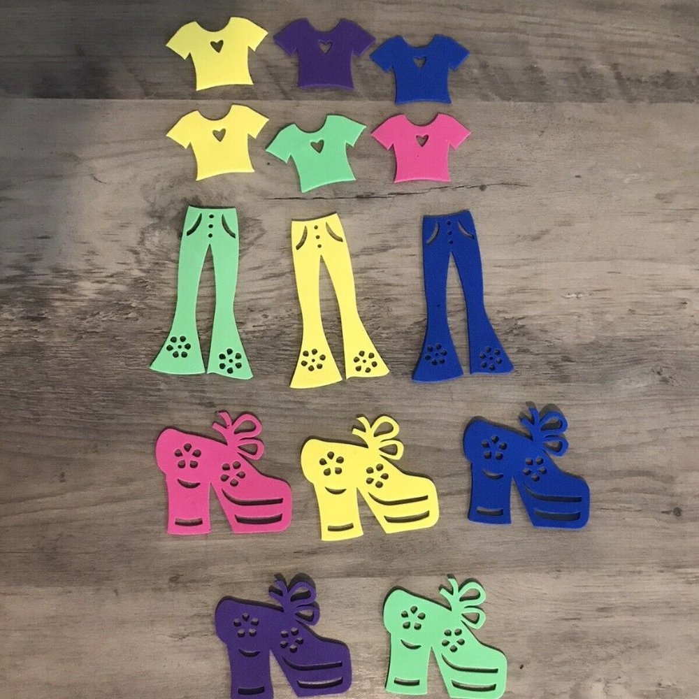 Foam Clothing & Shoe Pieces Craft Scrapbook